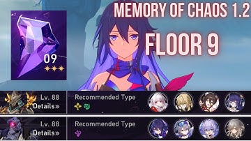 Memory of Chaos 1.2 v1 Floor 9 3 Stars | E1 Clara E0 Seele | Honkai Star Rail