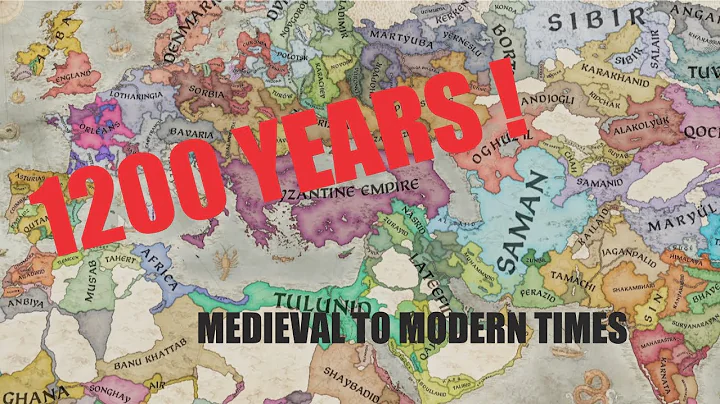 CK3 Medieval to Modern times AI timelapse (~1200 years)