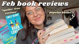 books i read in february✨💕📚 9 books | booktok, romance, & more!!
