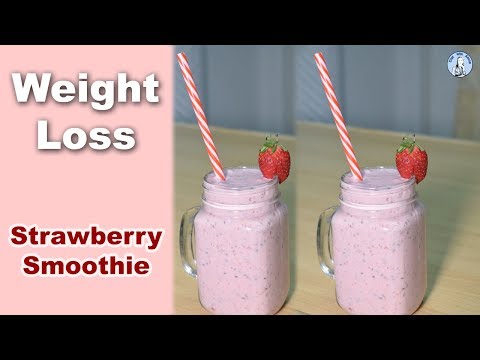 tasty-strawberry-smoothie-recipe-|-low-fat-strawberry-smoothie-for-weight-loss-|-life-with-amna