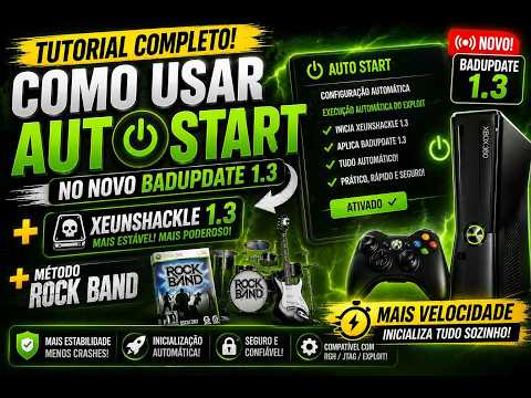 BADUPDATE 1.3 + XEUNSHACKLE 1.3: ROCK BAND NOW HAS AUTOSTART! 🔥 | XBOX 360 TUTORIAL