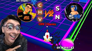 💫CHV vs SN💫 Duelo dos Mais BRABOS do Stumble Guys💫 as jogadas Mais INCRÍVEIS 💫 Chaves games💫 GO CHV