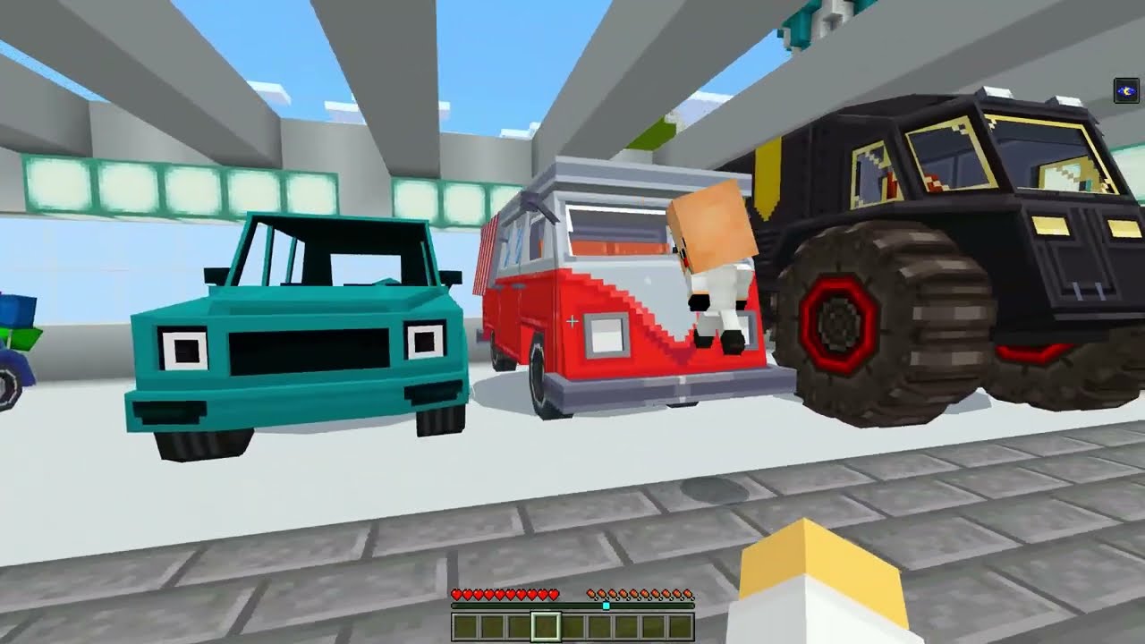 فلم ماين كرافت : زعرور فوق بلوكة العضلات الواحدة فوق السماء ضد جميع الاشرار 🔥😂