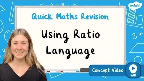 What is Ratio Language? | KS2 Maths Concept for Kids