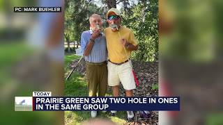 17 million to one odds: Christopulous and Sanford ace the same hole