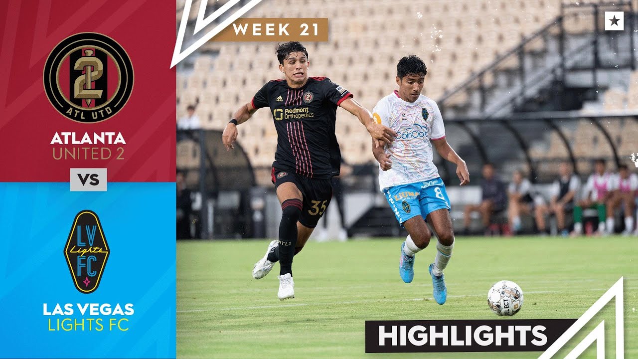 Atlanta United 2 vs. Las Vegas Lights FC Game Highlights 07302022