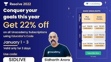 Last Chance to Get 22% Off | Resolve 2022 | Use Code - SIDLIVE