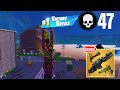 47 Elimination Solo Vs Squads “Zero Build” Gameplay Win (Fortnite OG)