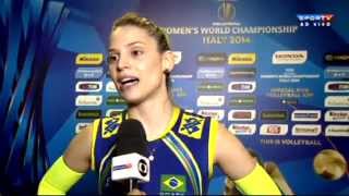 CAZAQUISTÃO X BRASIL - Mundial de Vôlei Feminino 2014 - 2ª FASE