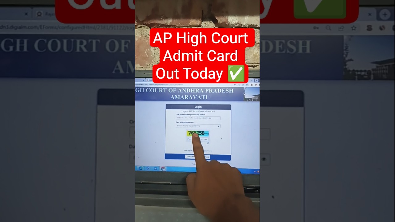 Link📢 AP High Court Hall Ticket Download 2025✅How to Check Andhra Pradesh High Court Admit Card 2025