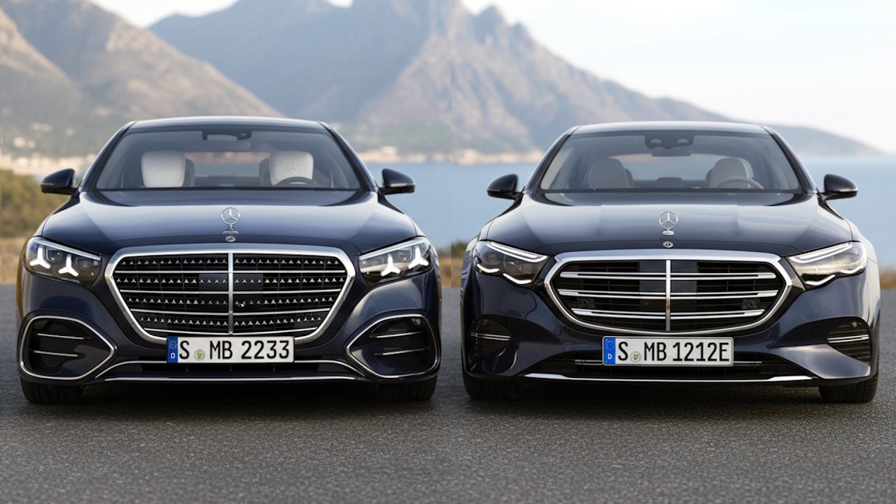 Mercedes S-Class 2027 против Mercedes E-Class 🔥