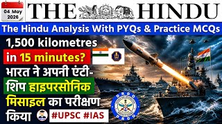 The Hindu Newspaper Analysis | 4 May 2026| Current Affairs Today 4 May | Editorial Analysis