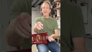 Try This Next Time You Make A Bar Chord with your Cigar Box Guitar #cigarboxguitar #3stringguitar