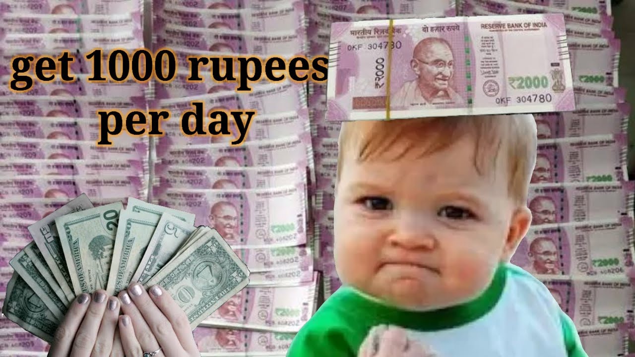 how to earn 500-1000 rupees in per day - YouTube