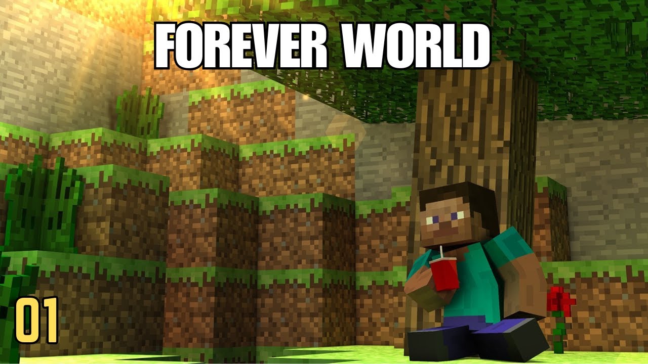 The Perfect Start to My Forever World | Minecraft Episode 1 - YouTube