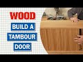 Build a tambour door  wood magazine