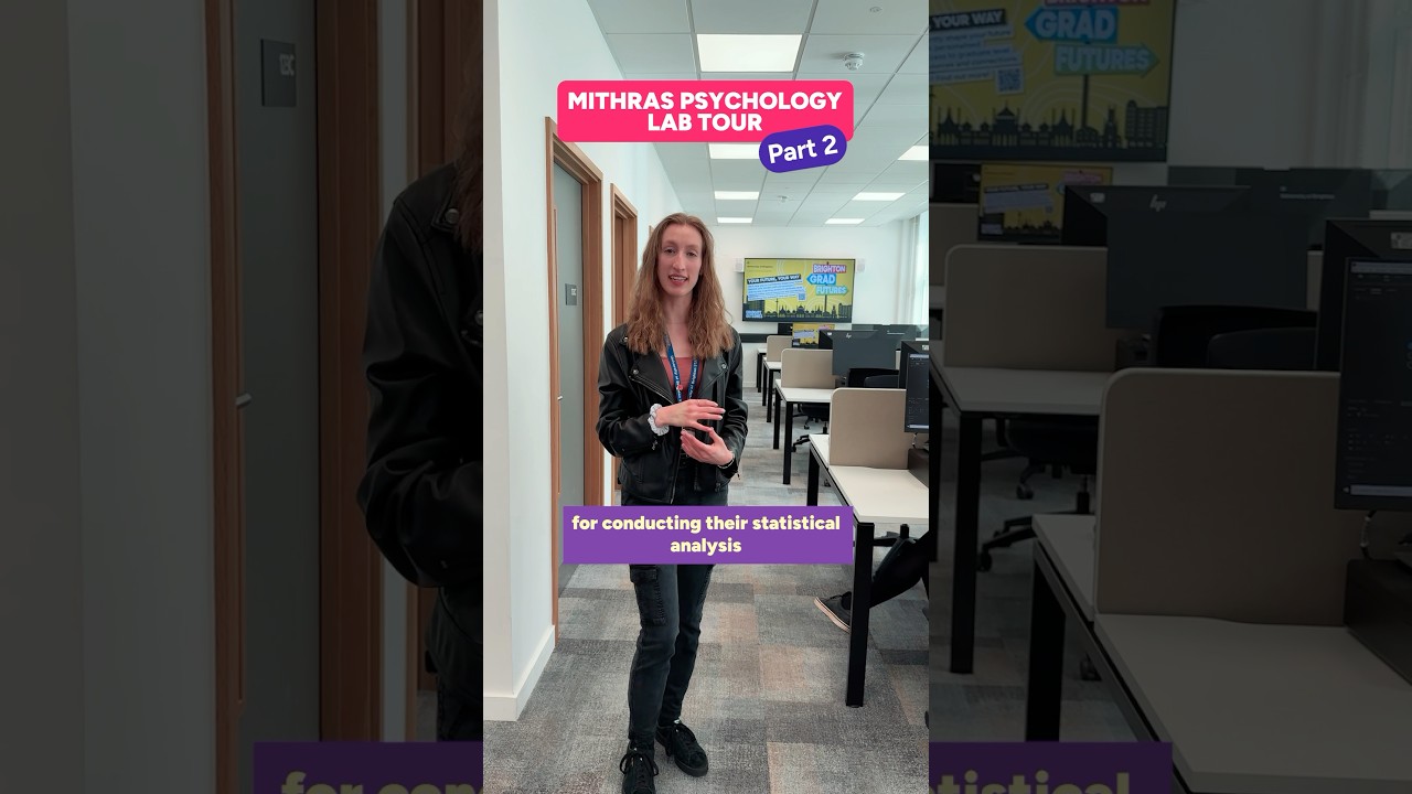 Inside Brighton’s Psychology Labs (Part 2) | Stats Lab, Applied Cognition & City Lab Tour 🖥️