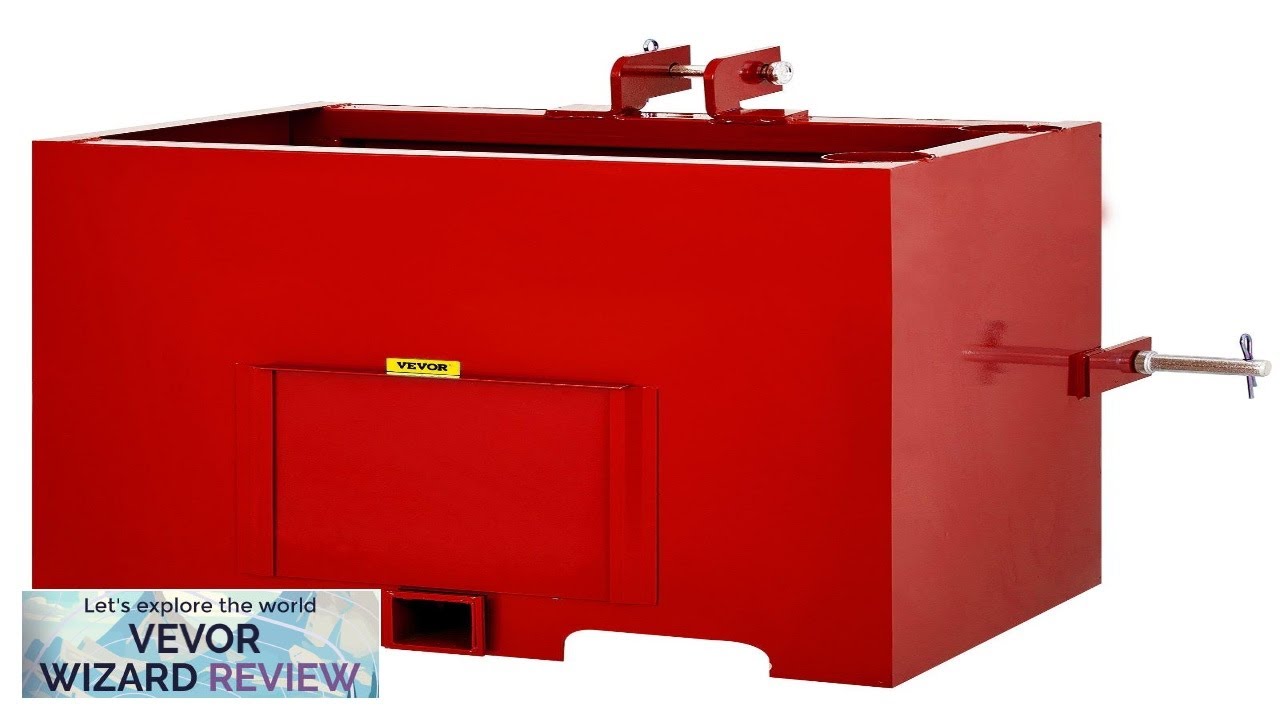 VEVOR 3 Point Ballast Box 800lbs Capacity Hitch Ballast Box Standard 2'' Review