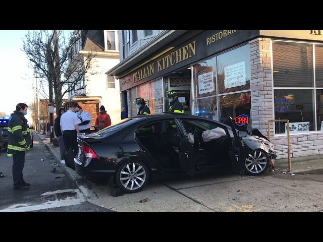 Brockton Driver Cited After Crash Left Car On Side Of Italian Kitchen News The Patriot Ledger Quincy Ma Quincy Ma