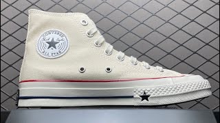 1. That cream Parchment color just hits different than plain white ☁️🍦 #ConverseChuck70