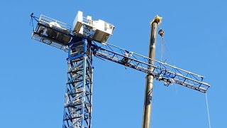 картинка: Монтаж стрелы башенного крана Comansa.