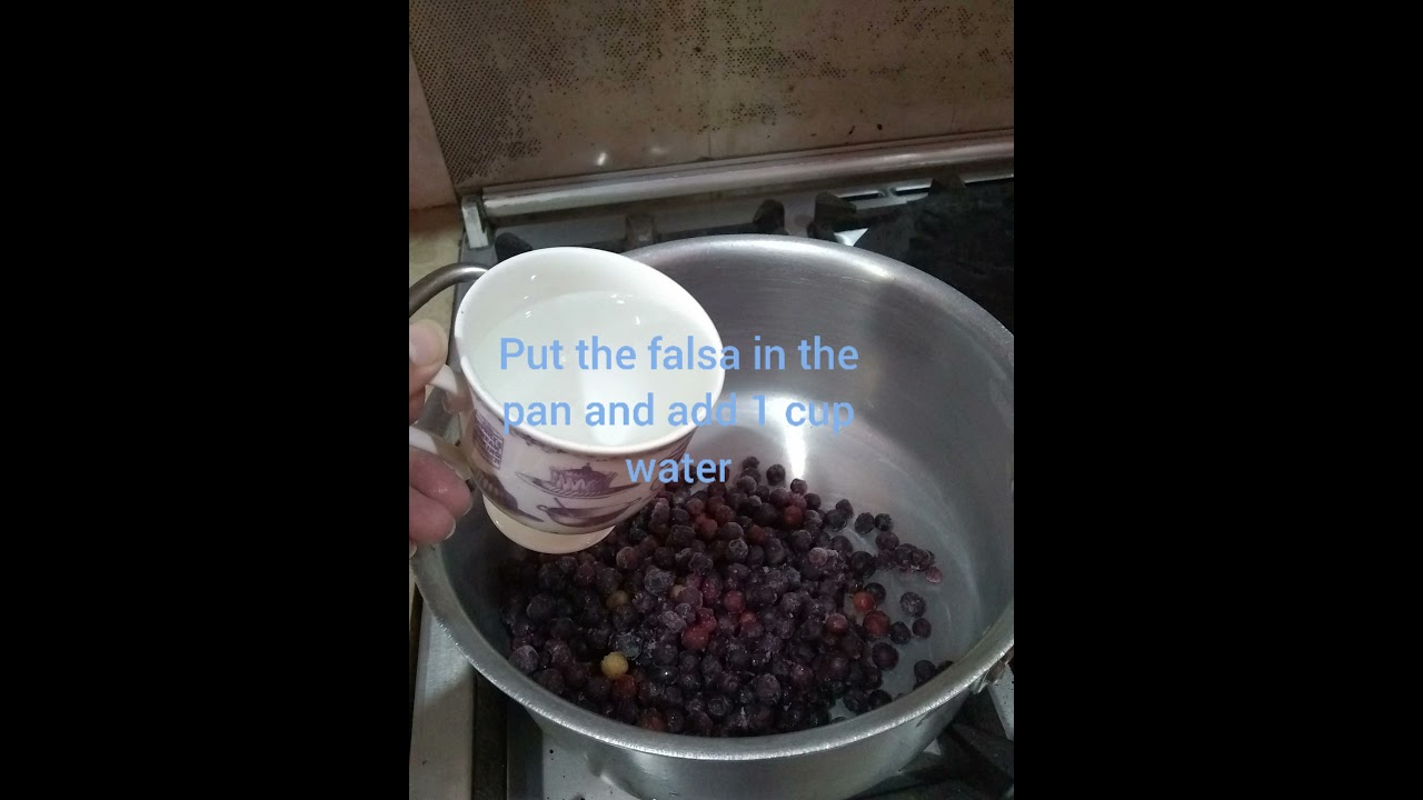 Summer drink: falsa squash