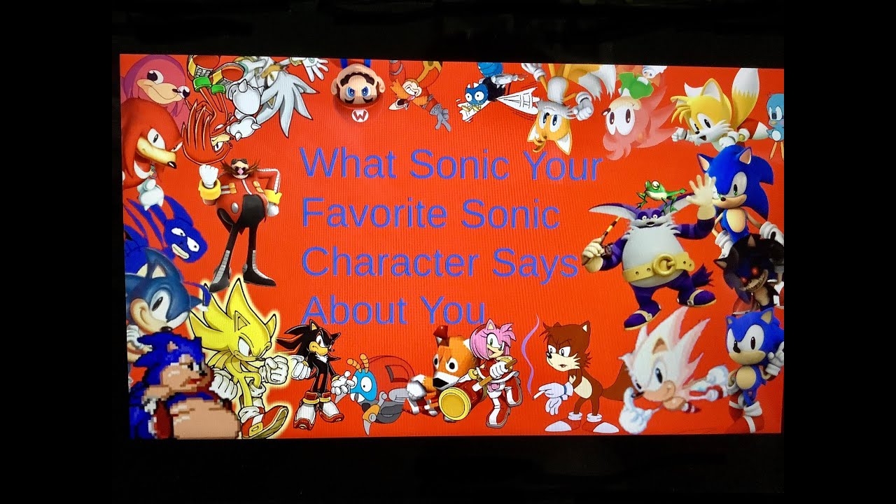 What Your Favorite Sonic Character Says About You - YouTube