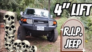 Toyota FJ Cruiser lift kit tutorial