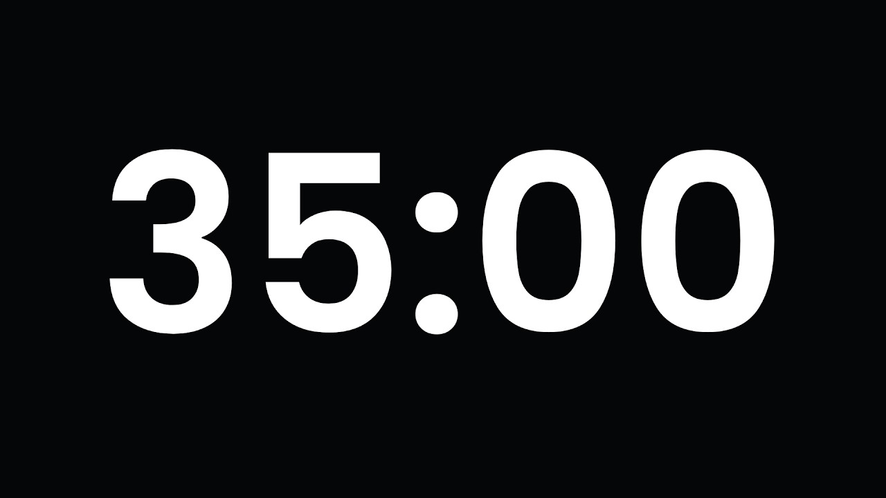 35 Minute Countdown Timer - YouTube