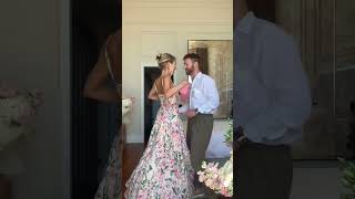 My first birthday with my fiancé - forever celebrating in Italy 🌸🎀✨#couple #shorts #leoniehanne