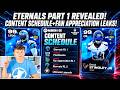 TVP'S RETURNING! ETERNALS PART 1 REVEALED, LEAKS, AND CONTENT SCHEDULE!