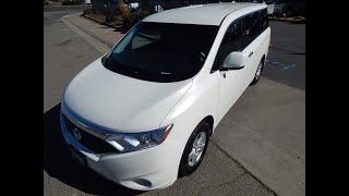 2012 Nissan Quest SV Minivan video overview and walk around.