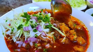 How to make Slow Cooker POZOLE ROJO easy!