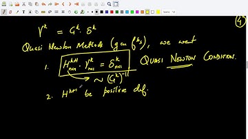 07 Quasi-Newton Methods (part 2 of 3)