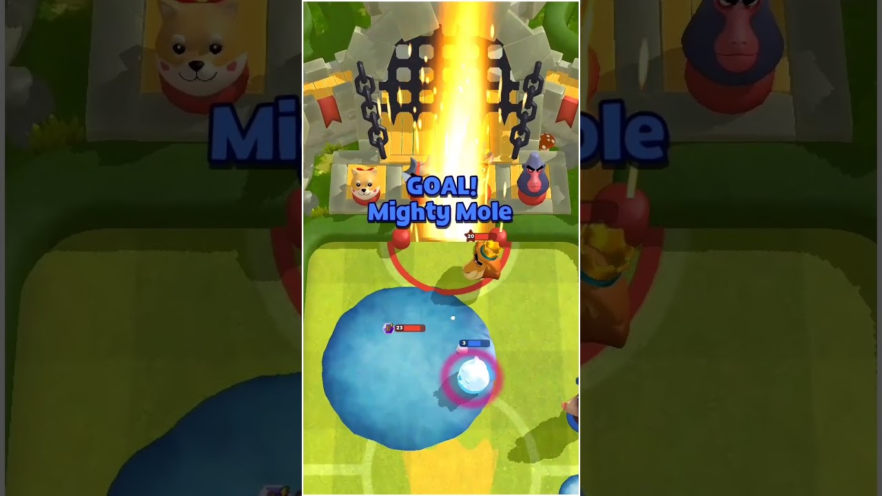 magician mighty mole scored a goal (rumble stars football)
