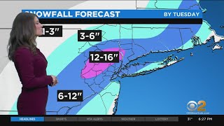New York Weather: CBS2 1/30 Evening Forecast at 6PM screenshot 3