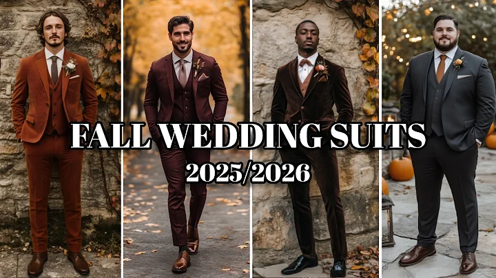 Fall Wedding Suits for Men 2025 & 2026 🍂 Stylish Looks for Grooms, Guests & Groomsmen
