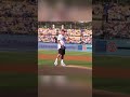 Kylian Mbappé traded ⚽️ for ⚾️ when he threw out the first pitch at Dodger Stadium in 2019