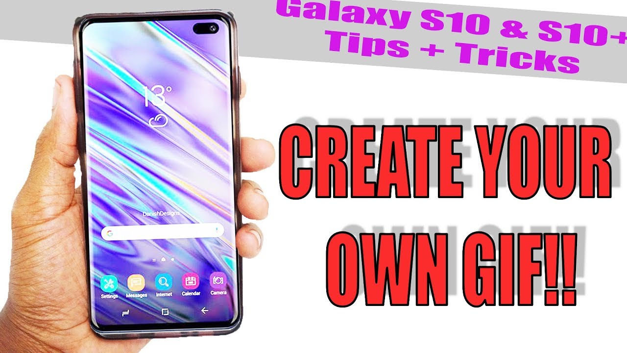 Create a GIF from ANY VIDEO in GALAXY S10, S10+!!
