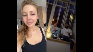 Тіна Кароль слухає українську версію своєї пісні 😍#тінакароль #tinakarol