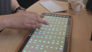 LinnStrument Live Finger Drumming