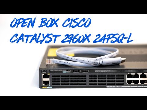 ココ CISCO - Cisco Catalyst 2960X-24PSQ-L Cool Switch Openbox