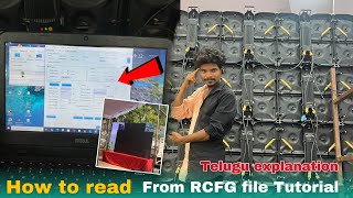 How to load RCG file l telugu full vlog l led screen setup l led wall installation telugu led wall Content