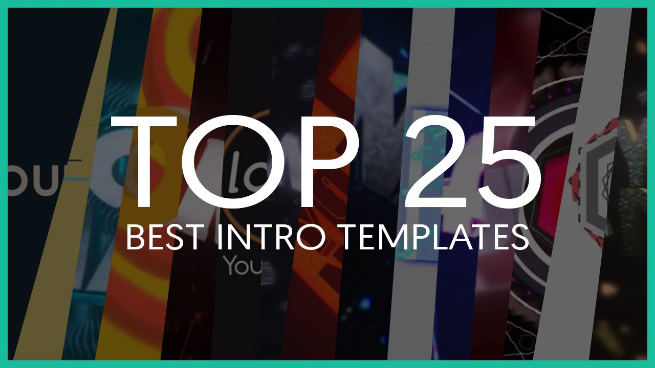 Top 25 Best Intro Templates Of 2015 Sony Vegas After Effects Cinema 4d Viyoutube Best Intro Templates