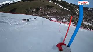 AUDI FIS Ski World Cup finals - Saalbach men SL - camera racer Thomas Sykora #weareskiing @atomic