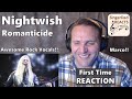 Classical Singer Reaction - Nightwish | Romanticide. Marco and Floor are Amazing! Loved it!!