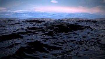 Blender 2.62 Alien Progress and Ocean Dynamic Paint Test