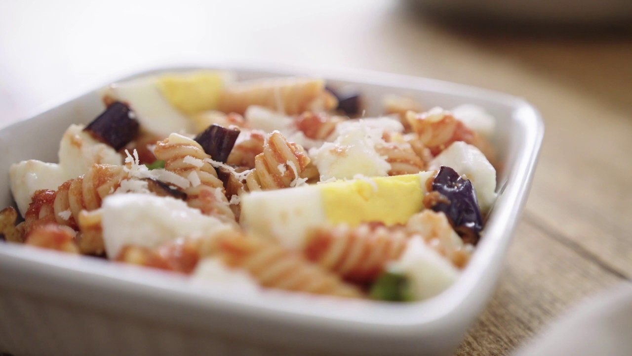 Barilla How to make Fusilli Pasta Bake with eggplant and Ricotta