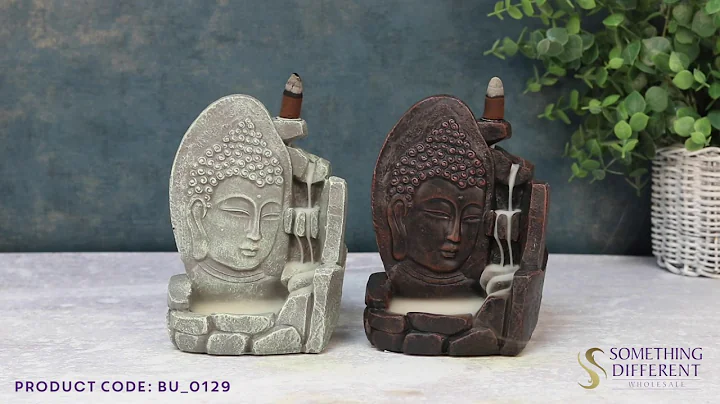 Buddha Face Backflow Incense Cone Burner | Something Different Wholesale