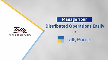 How to Manage Distributed Operations Easily in TallyPrime - TallyPrime Cloud Access| TallyHelp